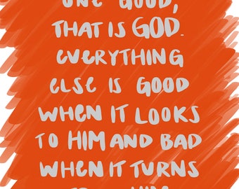 For The One Good DIGITAL PRINT C.S. Lewis quote