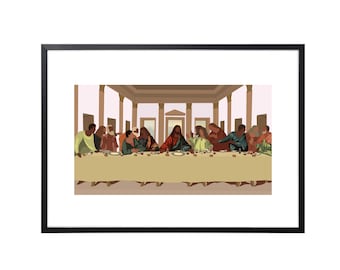 The Last Supper instant download Catholic Artwork Christian printable artwork the Last Supper Jesus artwork Biblical printable New Testament