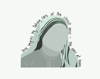 Mother Teresa DIGITAL PRINT