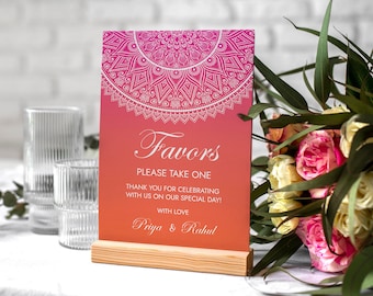 Wedding Favor Sign Editable Favor Sign Please Take One Gift Wedding Sign Printable Wedding Sign Indian Wedding Decor Instant Download