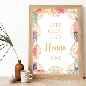 Mehndi Sign Henna Party Decor Printable Mendhi Sign Mehendhi Decor for Indian Wedding Henna Board Desi Wedding Favors Sign