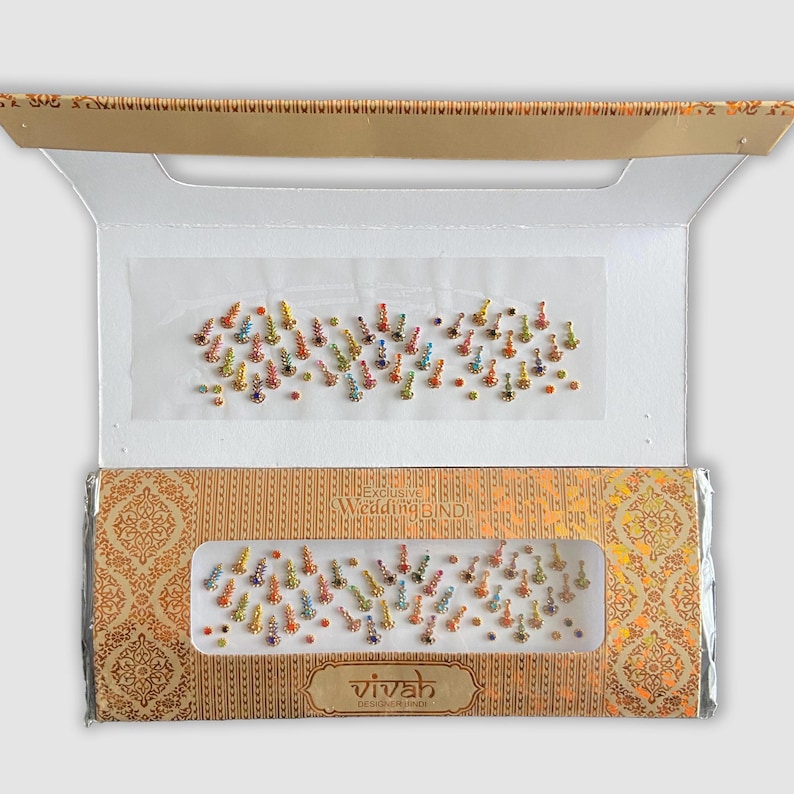 Bindi Pack Bridal Bindi Wedding Bindi Multicolored Bindi Designer Bindi ...