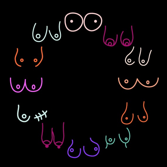 Buy Colorful Boobs of All Shapes and Sizes Digital Download Online