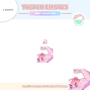 Cursed Kirby Flex Angy Emote | Premade | Twitch, Discord, YouTube