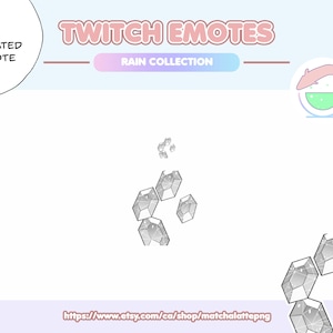 Animated 100 Rupees Rain Drop The Legend of Zelda Cute Kawaii Emote | Premade | Twitch, Discord, YouTube