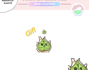 Animated Wiggle Korok Korogu Makar Dance Excited Cute Kawaii Emote | Premade | Twitch, Discord, YouTube