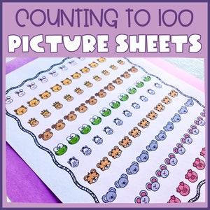 Counting to 100 Picture Sheet Resource