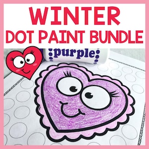 Bundel Valentijnsdot-markeringsvel: Winter & St. Patrick's Day Dot Painting