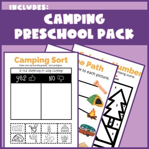 Summer Preschool Bundle Printable Worksheets Preschool image 4