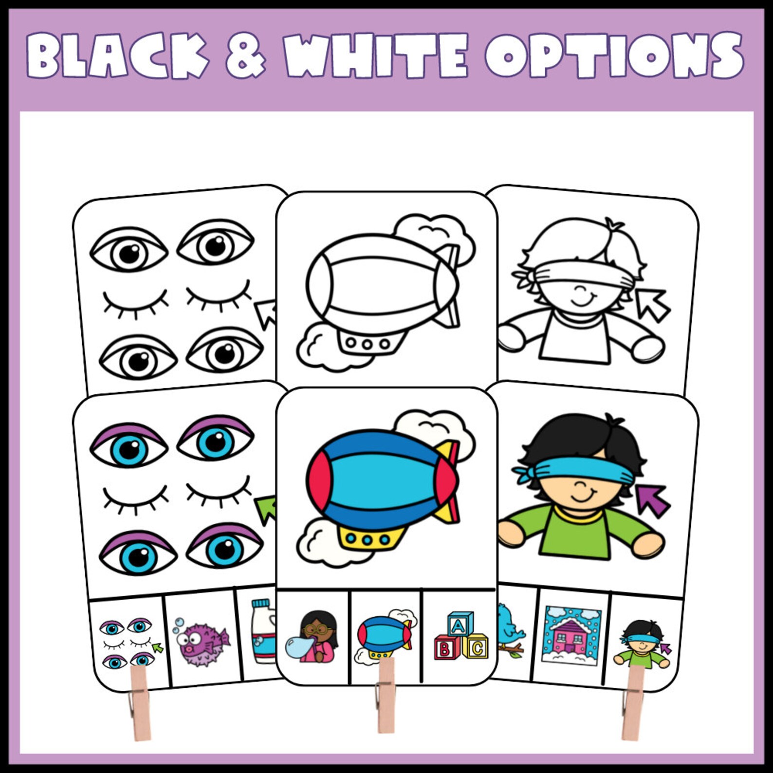 BL Blend Clip Cards, Spelling Activity With Fine Motor Skills - Etsy