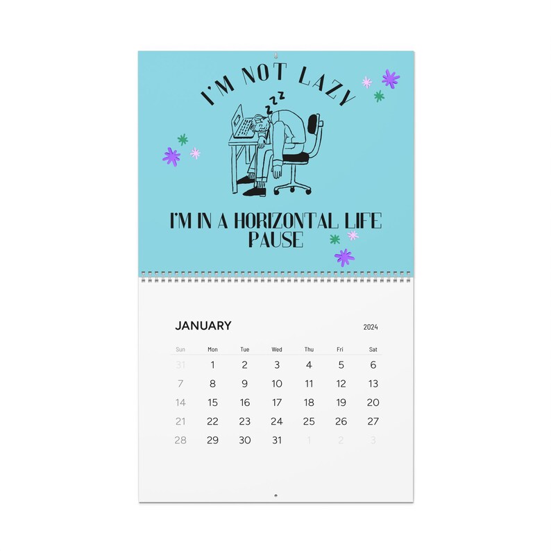 Demotivational 2024 Calendar Office Edition Etsy