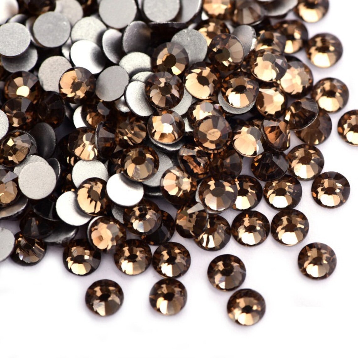 14400 GLASS Bulk Bag Non-hotfix Color Rhinestones 100 Gross Flatback ...