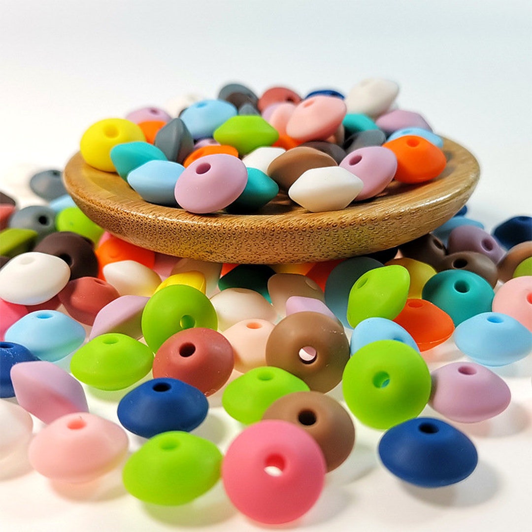 100pcs 15mm round silicone beads bpa free baby teething beads 100% food  grade silicone beads wholesale
