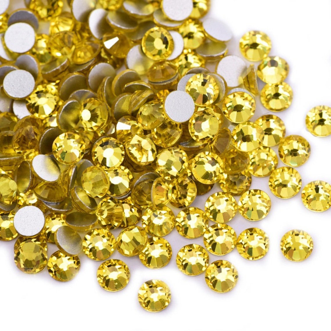 14400 GLASS Bulk Bag Non-hotfix Color Rhinestones 100 Gross Flatback ...