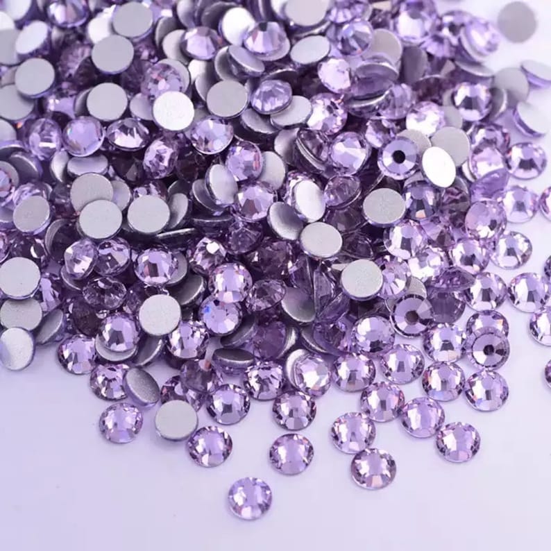 14400 GLASS Bulk Bag Non-hotfix Color Rhinestones 100 Gross Flatback ...