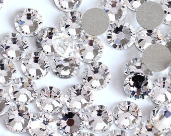 1440 szt. kryształowych szklanych cyrkonii bez mocowania na gorąco 2 3 4 5 6 mm Bling Embellishments Tumblers Nail SS6 SS10 SS16 SS20 SS30