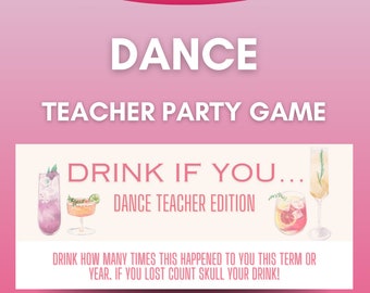 Dance Teacher Party Game: Adults Only Studio Activity