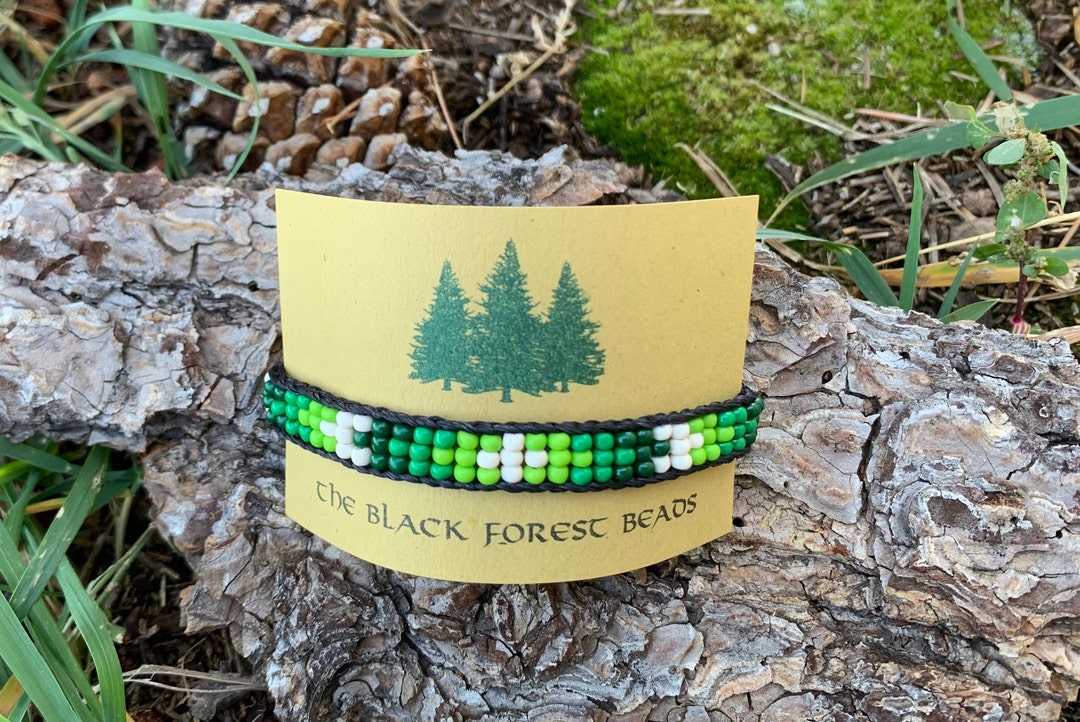 Woven Seed Bead Bracelet Etsy