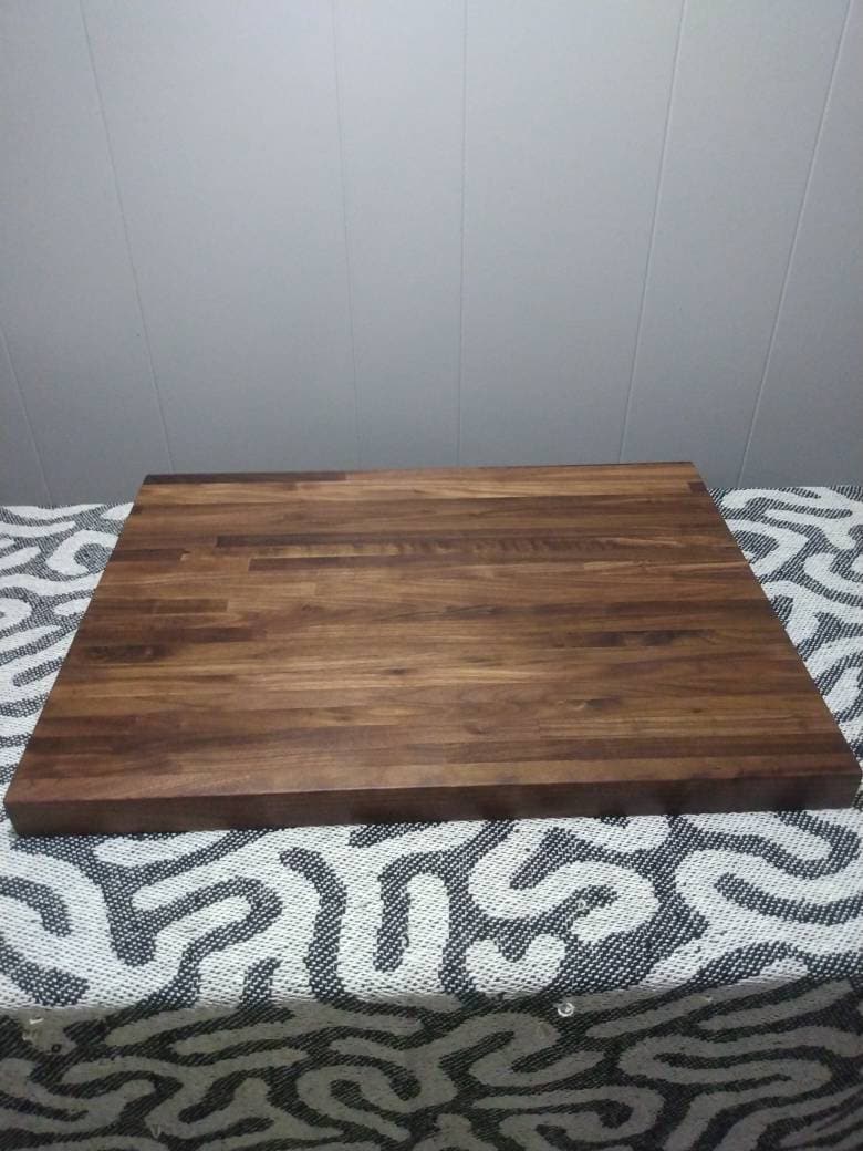 Walnut Edge Grain Charcuterie Board Butcher Block Stovetop Cutting