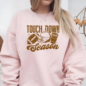 Touchdown Season Football Sweatshirt: Game Day Crewneck