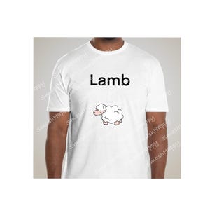 Cute lamb png for sublimation cute png little lamb png