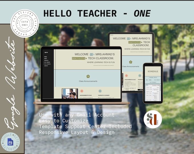 Earthy Photographer Google Sites Template | Website Design - Etsy Canada