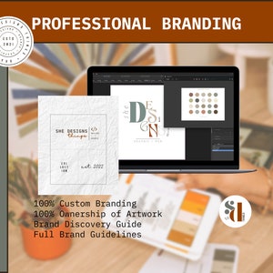 Custom Brand Identity Package: Logo, Business Card, & Style Guide
