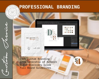 Custom Brand Identity Package: Logo, Business Card, & Style Guide