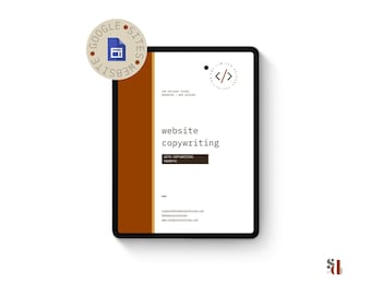 Website Copywriting Guide: SEO Prompts & Planner (Printable PDF)