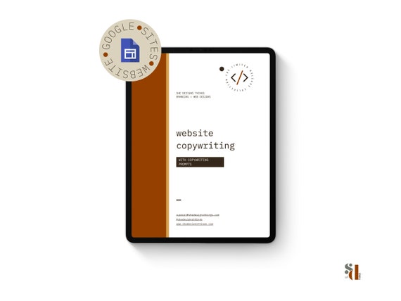 Website Copywriting Guide: SEO Prompts & Planner (Printable PDF)