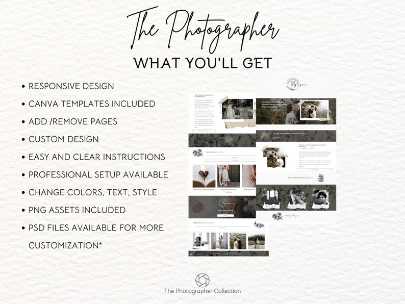 Google Sites Template Earthy Theme for Google Sites Etsy