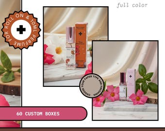 Custom 10ml Roll-On Bottle Box – Cosmetic Packaging, Tuck-End Design, 60 Boxes