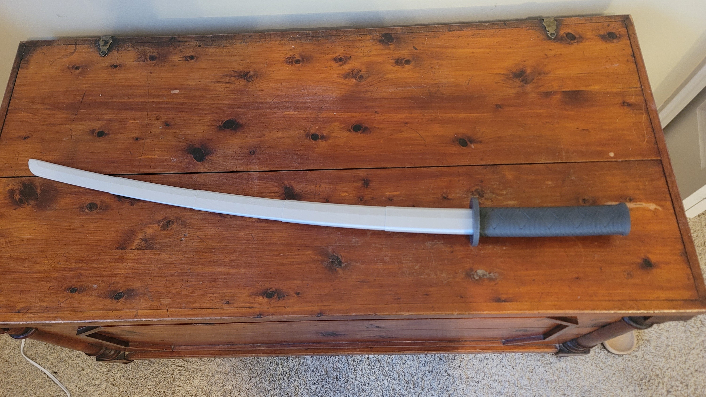 Collapsing 3D Printed Curved Katana 37'' Etsy Canada