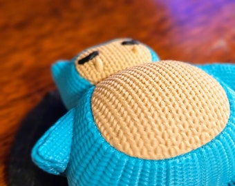 3D Printed "Knitted" Snorlax