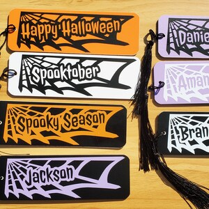 Halloween theme bookmark