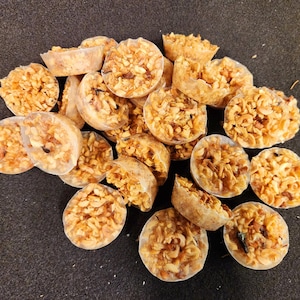 24 encendedores de roble para camping, chimeneas y estufas individuales / Fabricados con cera de parafina