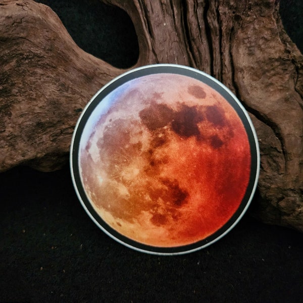 Sticker of the Super Blood Wolf Moon Lunar Eclipse of 2019