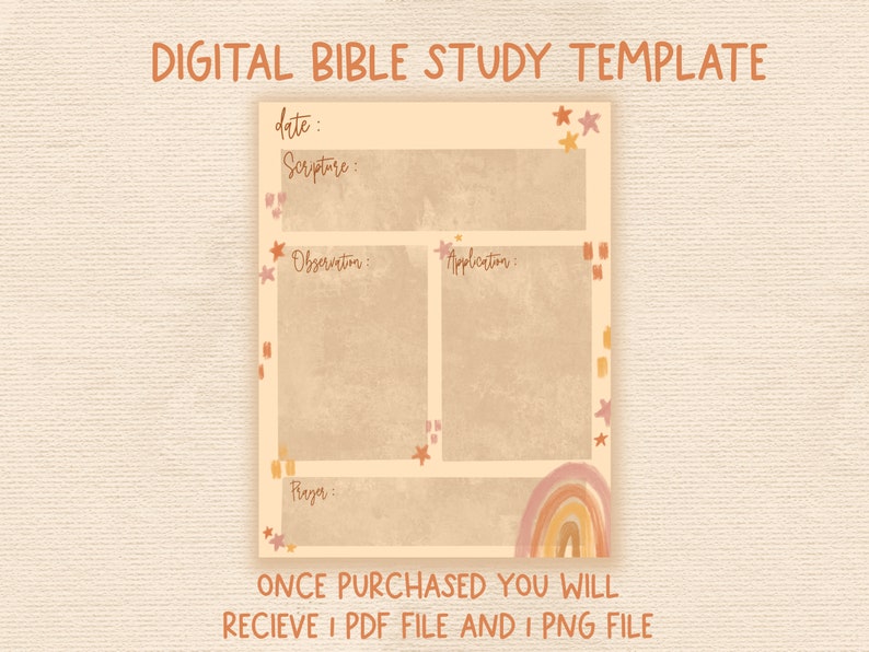 Digital Notes Template Bundle printable - Etsy