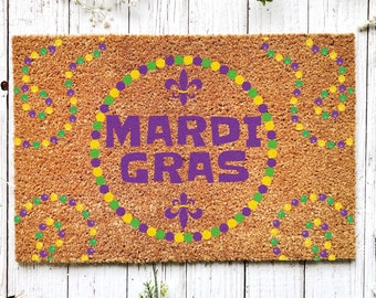 Mardi Gras Doormat