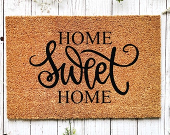 Welcome Mat, Housewarming Gift, New Home Gift, Porch Decor, Outdoor Doormat, Front Door Doormat, Welcome Doormat, Farm House Doormat