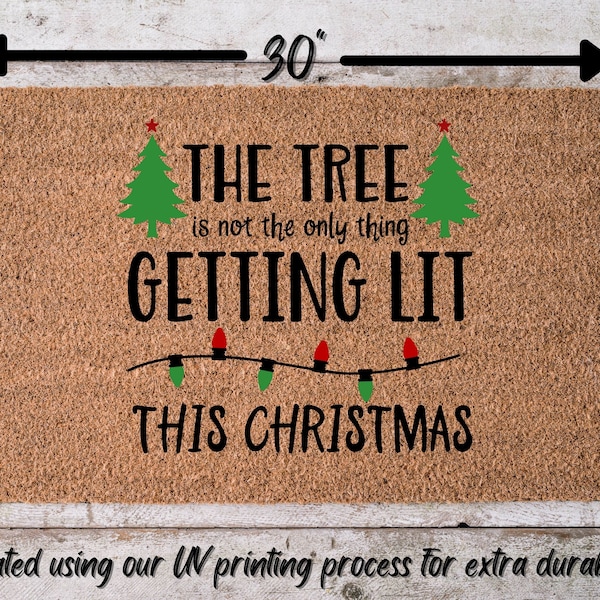 Christmas Door Mat Etsy