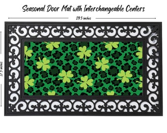 St. Patrick's Day Housewarming Gift Door Mat | Custom Doormat Closing Gift | Welcome Doormat doormat insert | door mat insert