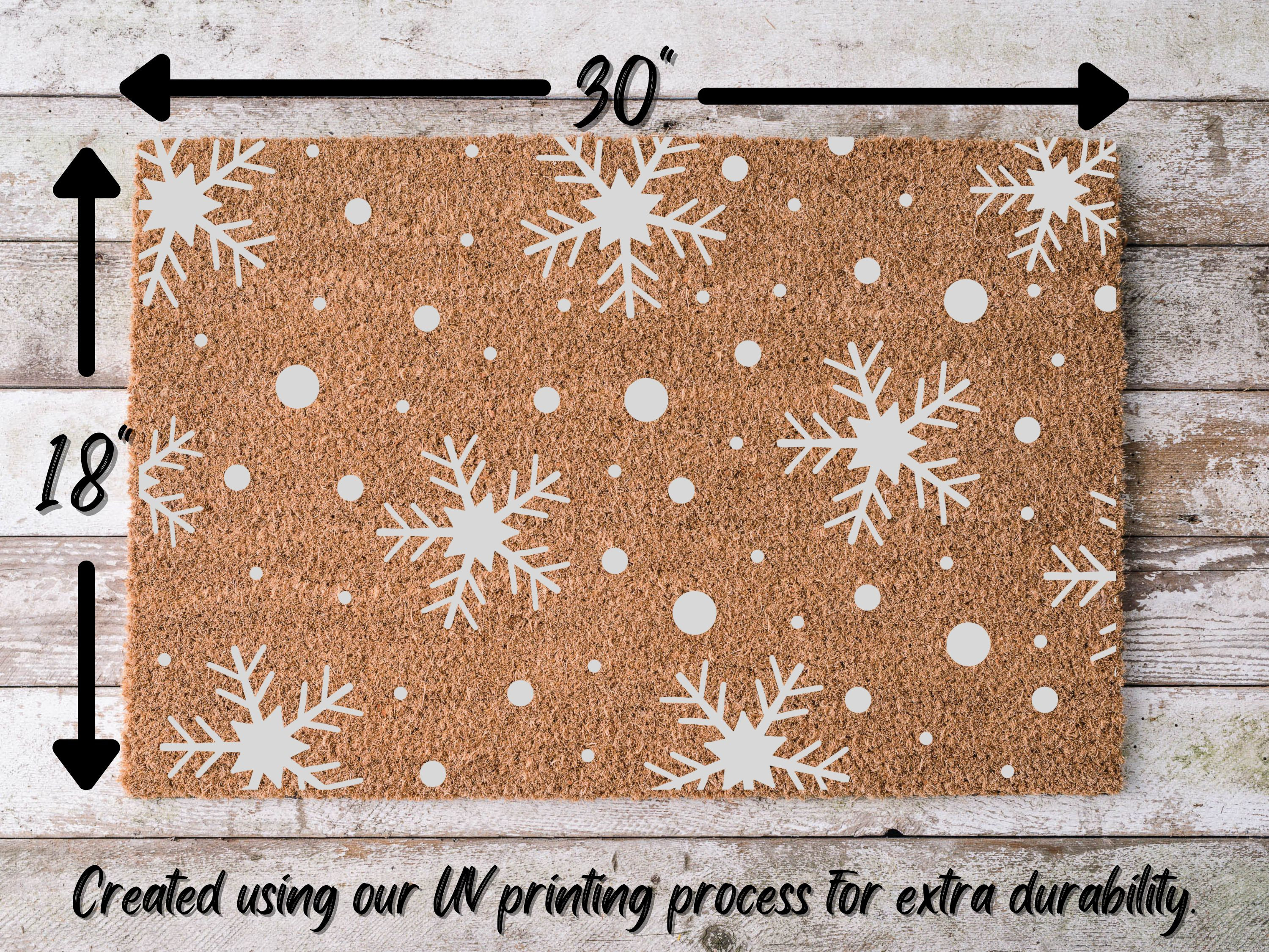 Merry Christmas Door Mat | Christmas Doormat | Winter Decoration | Welcome Mat | Holiday Doormat | Winter Decor | Christmas Gift
