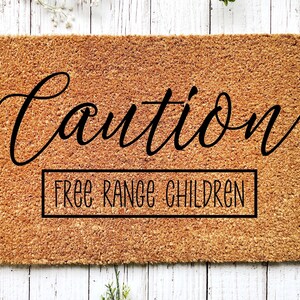 Funny Doormat, Coir Doormat, Welcome Mat, Housewarming Gift, Home Doormat, New Home Gift, Front Door Doormat, Welcome Doormat, Bad Kids