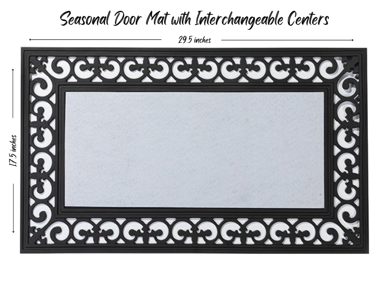 Mardi Gras Flag Coir Doormat main image 1