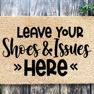 Welcome Mat, Funny Doormat, Housewarming Gift, Home Doormat, Coir Doormat, New Home Owner Gift, Welcome Doormat, Funny Front Door Mat