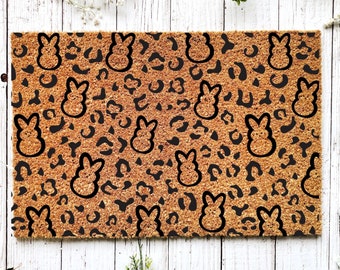 Påskdörrmatta, Leoparddörrmatta, Hemdörrmatta, Kanindörrmatta, Kokosfiberdörrmatta, Välkomstmatta, Nytt hem-present, Inflyttningspresent, Välkomstdörrmatta