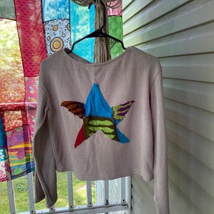 Patchwork star shirt