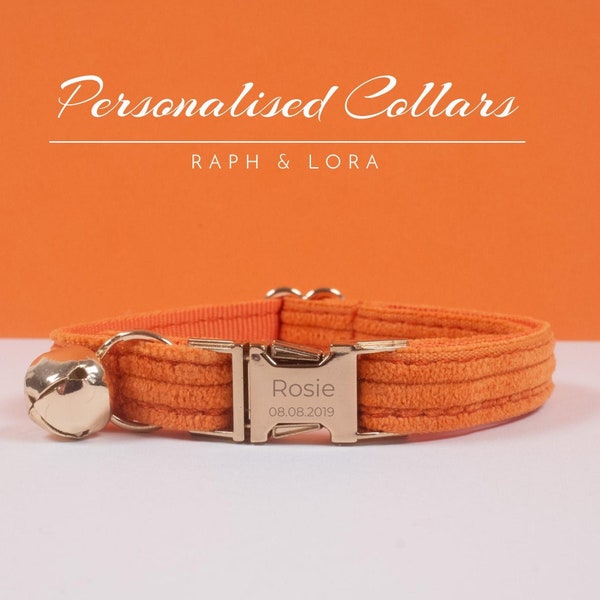 Orange Cat Collar Etsy