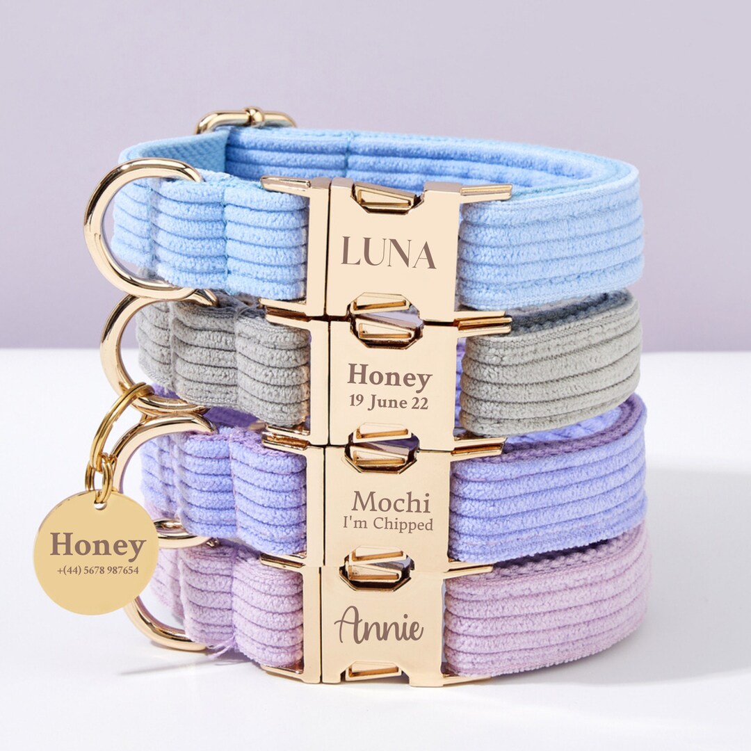 Luxurious Puppy Collar Leash Bowtie Set for Christmas Gifts,customized